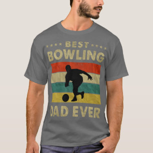 Camiseta Dia de os pais de Boliche de última geração da mel