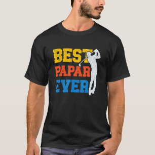 Camiseta Dia de os pais De Candeeiro De Golfe Para Melhor P
