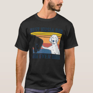 Camiseta Dia de os pais De Cão Do Melhor Pai Vizsla