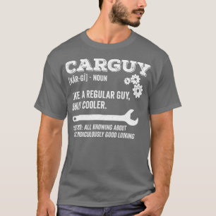 Camiseta Dia de os pais de Definição Engraçado Cara Carro E