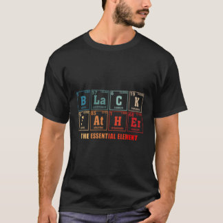 Camiseta Dia de os pais de Espetáculo Negro Pai Essencial