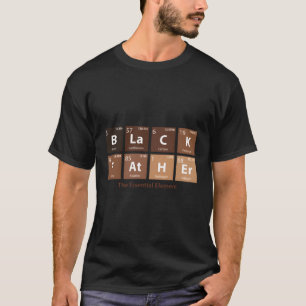 Camiseta Dia de os pais de Espetáculo Negro Pai Essencial