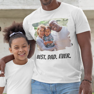 Camiseta Dia de os pais de Fotografias da Família Personali