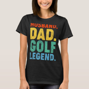 Camiseta Dia de os pais de Golfe do Pai do Marido