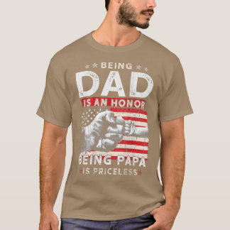 Camiseta Dia de os pais De Homens Para Pai Uma Honra Ser Pa