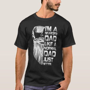 Camiseta Dia de os pais de Humor da Barba do Pai