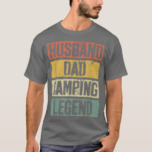 Camiseta Dia de os pais de Legenda do Pai do Marido Mens