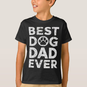 Camiseta Dia de os pais De Melhor Cachorro De Vintage