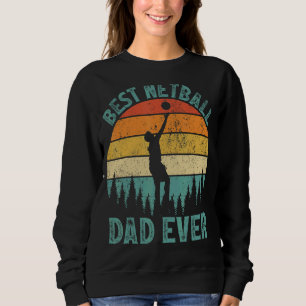 Camiseta Dia de os pais De Melhor Netball Do Mens Vintage