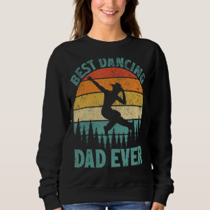 Camiseta Dia de os pais De Melhor Pai De Dança Do Mens Vint