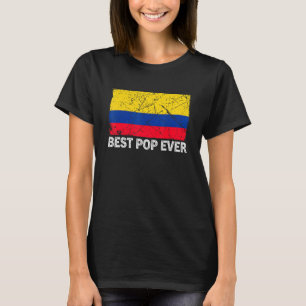 Camiseta Dia de os pais de Melhor Pop de Sinalizador da Col