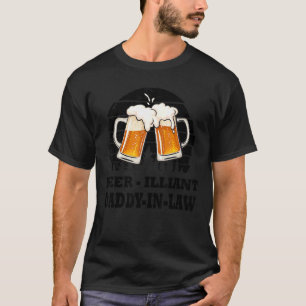 Camiseta Dia de os pais De Mens Cerveja Ilícita Pai Da Lei
