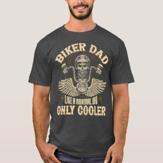 Camiseta Dia de os pais De Motocicleta Biker Para Biker Eng