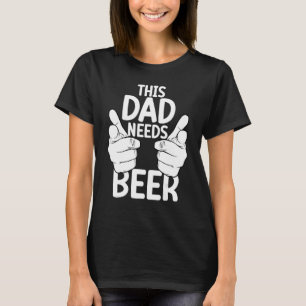 Camiseta Dia de os pais de Pai de álcool para cerveja de ce