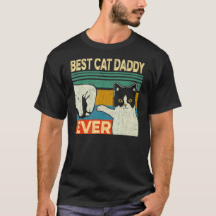 Camiseta Dia de os pais De Pai De Gato Mais Pai Do Gato