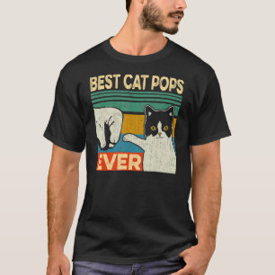 Camiseta Dia de os pais De Pai De Gatos Mais Pop Por Gato