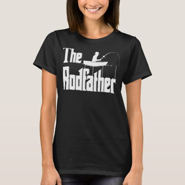 Camiseta Dia de os pais de Pai de Pesca do Roddad (Frente)