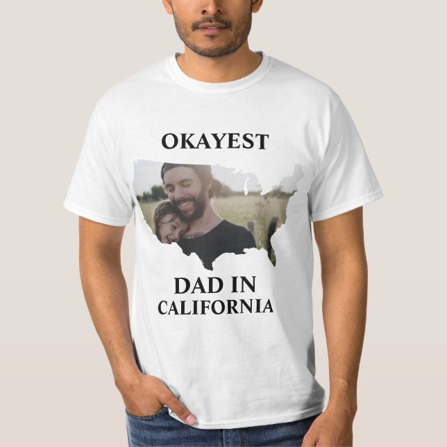 Camiseta Dia de os pais de pai Okayest nos EUA personalizad (Frente)