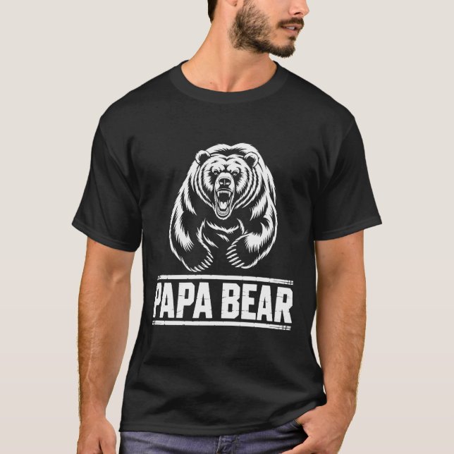 Camiseta Dia de os pais de Papá Bonito/Dizendo (Frente)