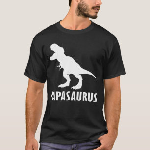 Camiseta dia de os pais de papassauro
