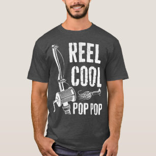 Camiseta Dia de os pais de pesca de Pop Pop-T Legal da Engu