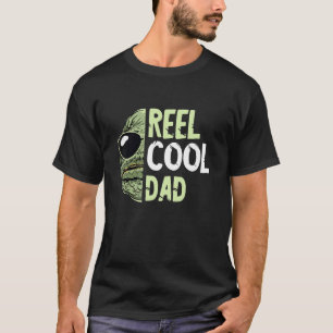 Camiseta Dia de os pais de pesca do Pai Legal da Enguia Min