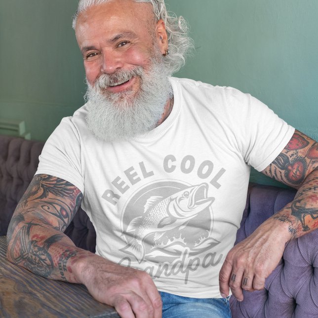 Camiseta Dia de os pais de pesca do vovô legal da Reel (Criador carregado)