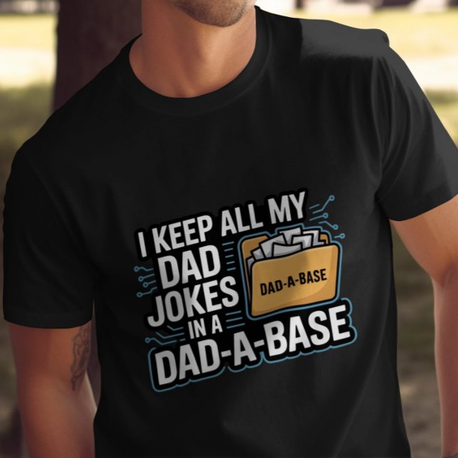 Camiseta Dia de os pais de Piada técnica sofisticado e negr (Criador carregado)