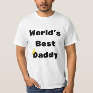 Camiseta dia de os pais de presente-melhor Pai do mundo
