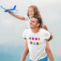 Dia de os pais de Tipografia Geométrica Colorida d