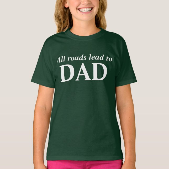 Camiseta Dia de os pais de tributo ao pai (Frente)