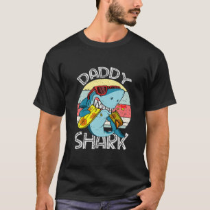 Camiseta Dia de os pais de Tubarão do Pai do Excelente Men
