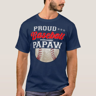 Camiseta Dia de os pais De Vintagem Da Bola De Beisebol Org