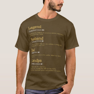 Camiseta Dia de os pais - Definição do Pai - Pai de legenda