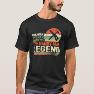 Camiseta Dia de os pais Deu Ao Homem O Mito O Homem-Leão Le