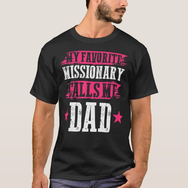 Camiseta Dia de os pais Deus Trabalhador Minha Chamada Miss (Frente)