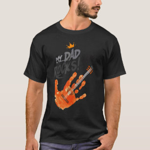 Camiseta Dia de os pais do Artesanato de impressão de mão d