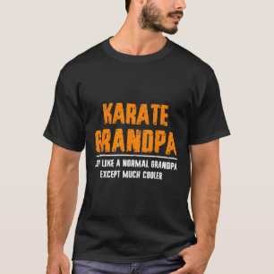 Camiseta Dia de os pais do avô Karate - Vovô masculino