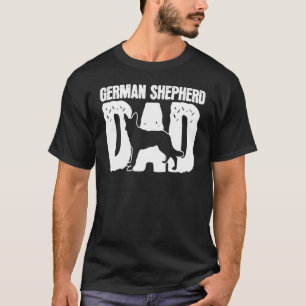 Camiseta Dia de os pais do Pai do german shepherd