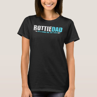 Camiseta Dia de os pais do Pai Rottie Pai Ortod Rottweiler