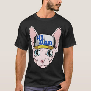 Camiseta Dia de os pais do Pai Sphynx Cat 1
