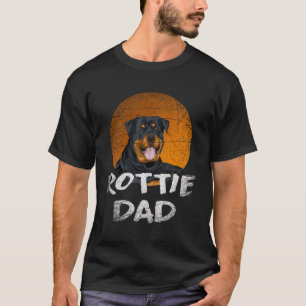 Camiseta Dia de os pais Dog Pai Gift Rottweiler