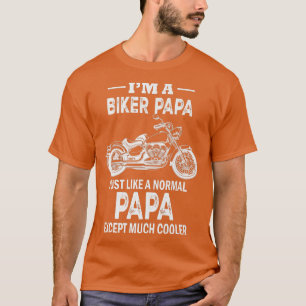Camiseta Dia de os pais dos Mens, eu sou um moto moto moto