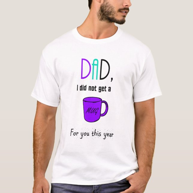 Camiseta Dia de os pais engraçado (Frente)