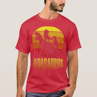 Camiseta Dia de os pais Engraçado Dadasaurus Para Pai Papá