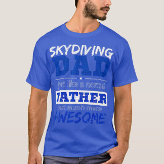 Camiseta Dia de os pais Engraçado de Pai Skydiving