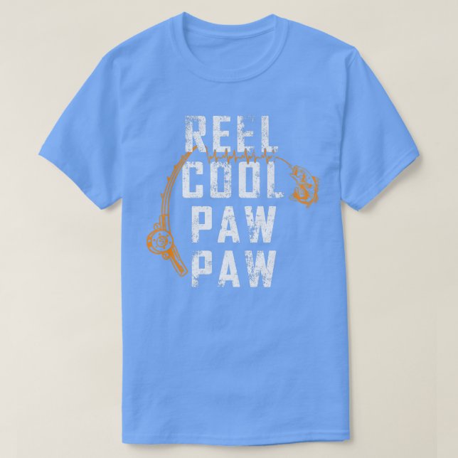 Camiseta Dia de os pais Engraçado Enrolador Legal Pawpaw Fi (Frente do Design)