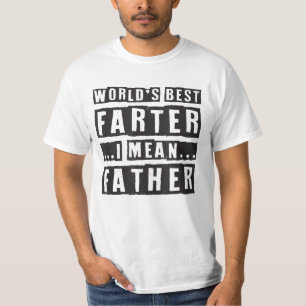 Camiseta Dia de os pais Engraçado Mundos Mais Agradáveis Qu