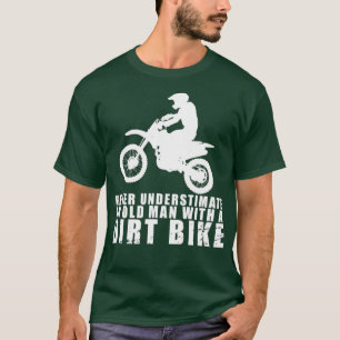 Camiseta Dia de os pais Engraçado MX Dirt Bike Pai Tee Bike