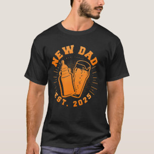 Camiseta Dia de os pais EST. 2025 no futuro